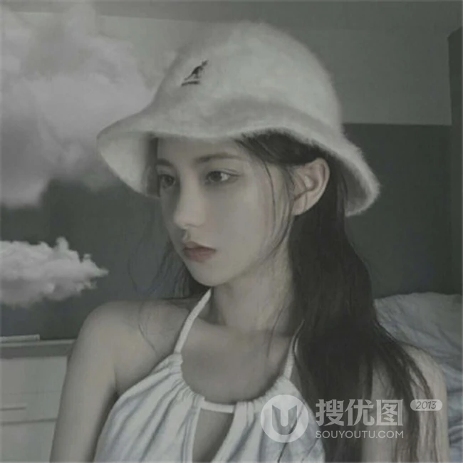 带灰色的情绪，有时候就像这些灰色伤感图片中的女生一样