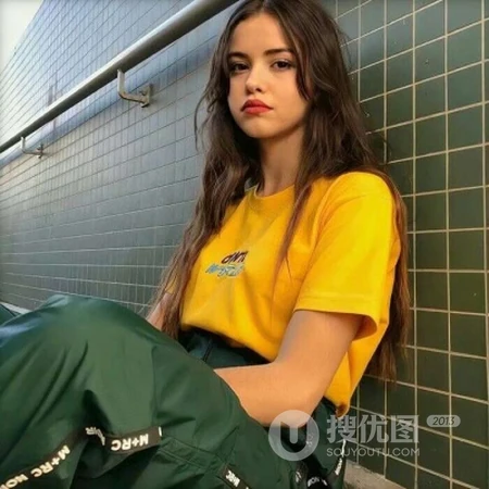 欧美时尚个性金发少女霸气潮流微信头像