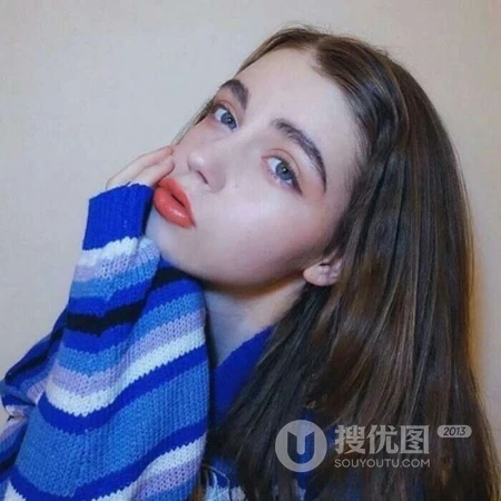 欧美时尚个性金发少女霸气潮流微信头像