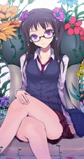 戴眼镜动漫气质少女 二次元&ldquo;镜&rdquo;下美人图集分享