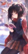 戴眼镜动漫气质少女 二次元&ldquo;镜&rdquo;下美人图集分享