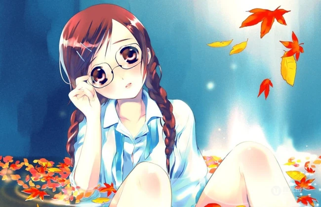 戴眼镜动漫气质少女 二次元&ldquo;镜&rdquo;下美人图集分享