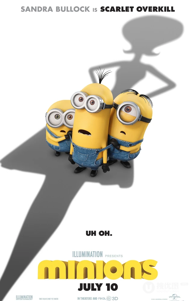 美国动画电影<小黄人大眼萌 Minions>官方剧照
