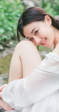 夏末-清纯短裤亚洲少女户外玩水清透高清写真