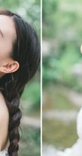 夏末-清纯短裤亚洲少女户外玩水清透高清写真