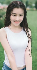 夏末-清纯短裤亚洲少女户外玩水清透高清写真