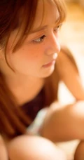 可爱雀斑女孩大耳朵 Tina温暖惬意室内照