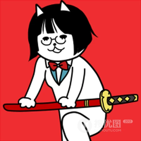 搞笑个性全套神经猫系列头像_神经猫表情下载