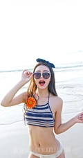 长腿模特徐妍馨普吉岛沙滩写真