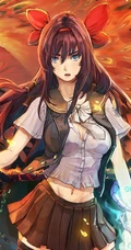 神秘的动漫女剑客高清图片集锦