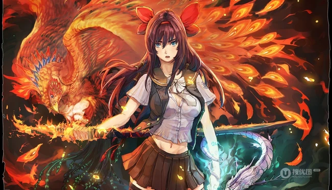 神秘的动漫女剑客高清图片集锦