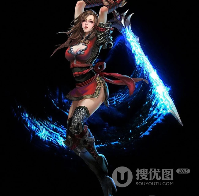 神秘的动漫女剑客高清图片集锦