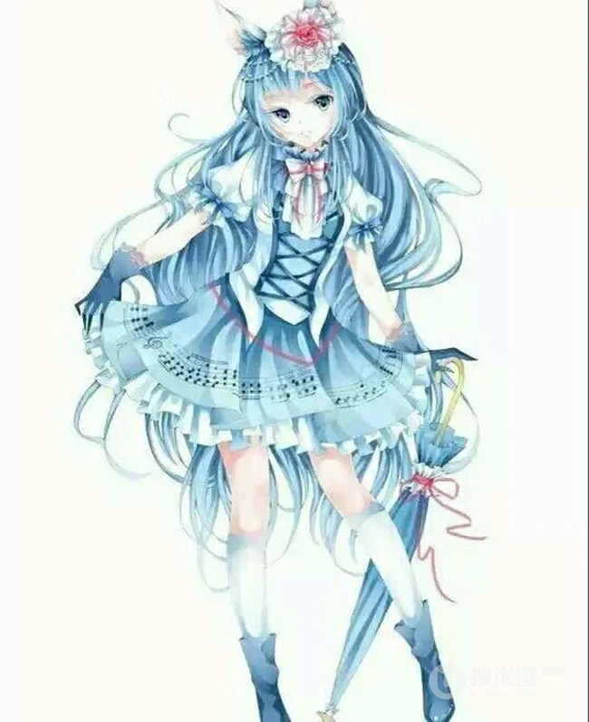 可爱暖妹子Q萌插画美图