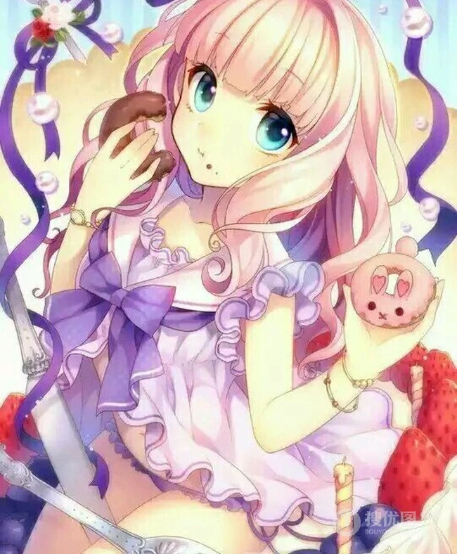 可爱暖妹子Q萌插画美图