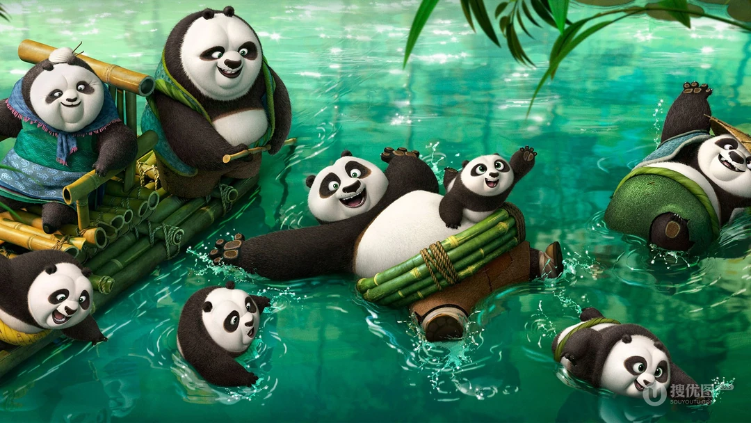 中国风动画影视作品《功夫熊猫》系列壁纸精选