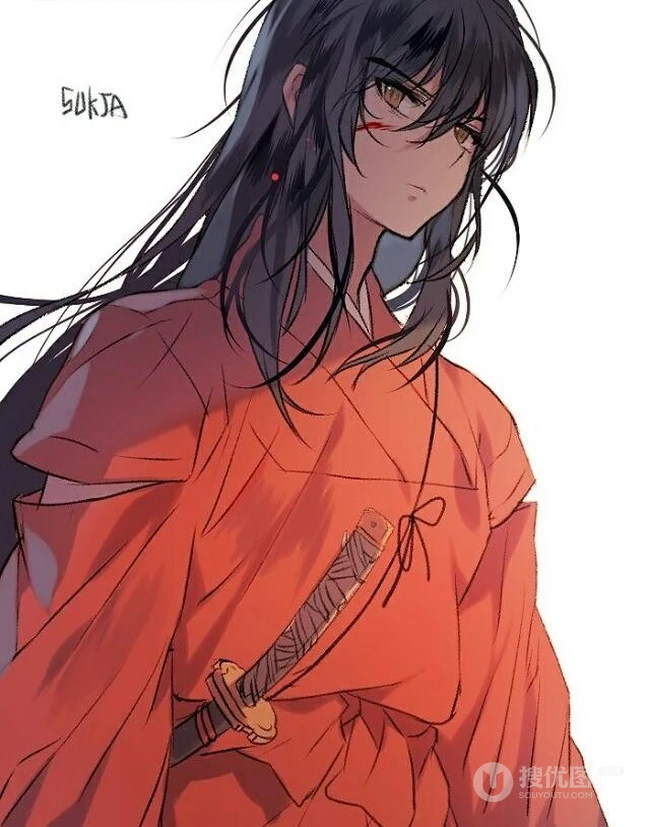 犬夜叉家族之杀生丸-动漫绘师SUKJA的一组高颜值绘图
