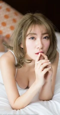 短发大眼柔美轻熟松岛小清新日系高清写真