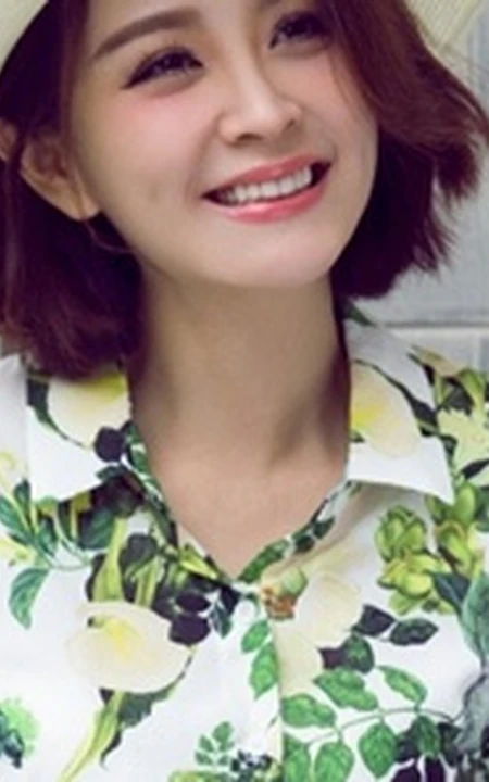 女明星邓莎最新春意写真-清新唯美笑容怡人