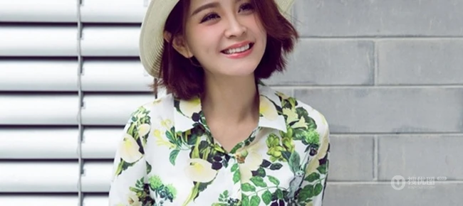 女明星邓莎最新春意写真-清新唯美笑容怡人