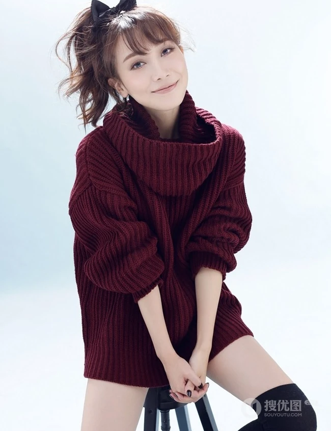女演员许歌唯美气质图片集-百变造型清爽率性