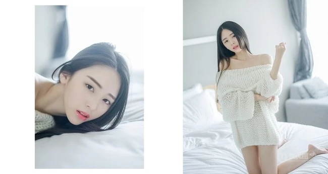 清纯长发可爱女生唯美室内照 时间的旅行滴答滴