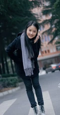 清纯萌妹冬日外拍写真 回归纯真，找回最初的你