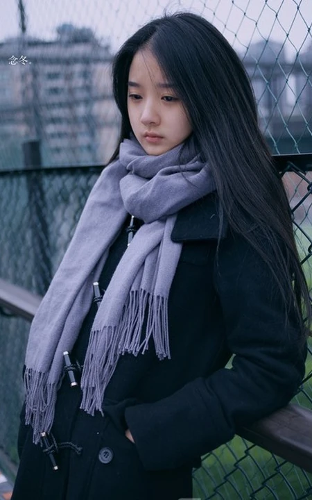 清纯萌妹冬日外拍写真 回归纯真，找回最初的你