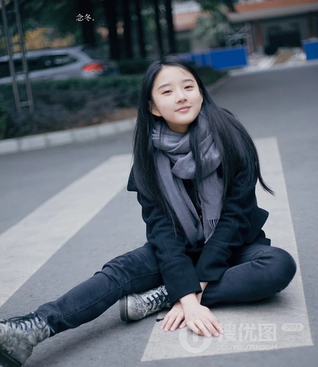 清纯萌妹冬日外拍写真 回归纯真，找回最初的你