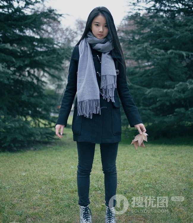 清纯萌妹冬日外拍写真 回归纯真，找回最初的你