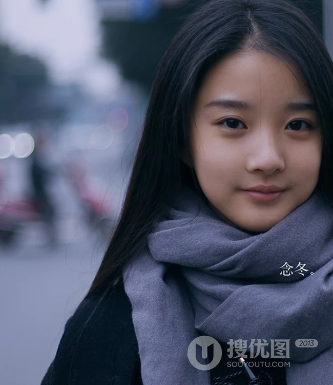 清纯萌妹冬日外拍写真 回归纯真，找回最初的你