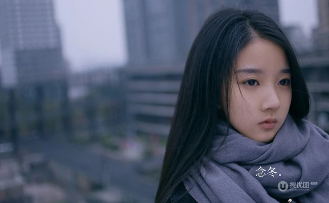 清纯萌妹冬日外拍写真 回归纯真，找回最初的你