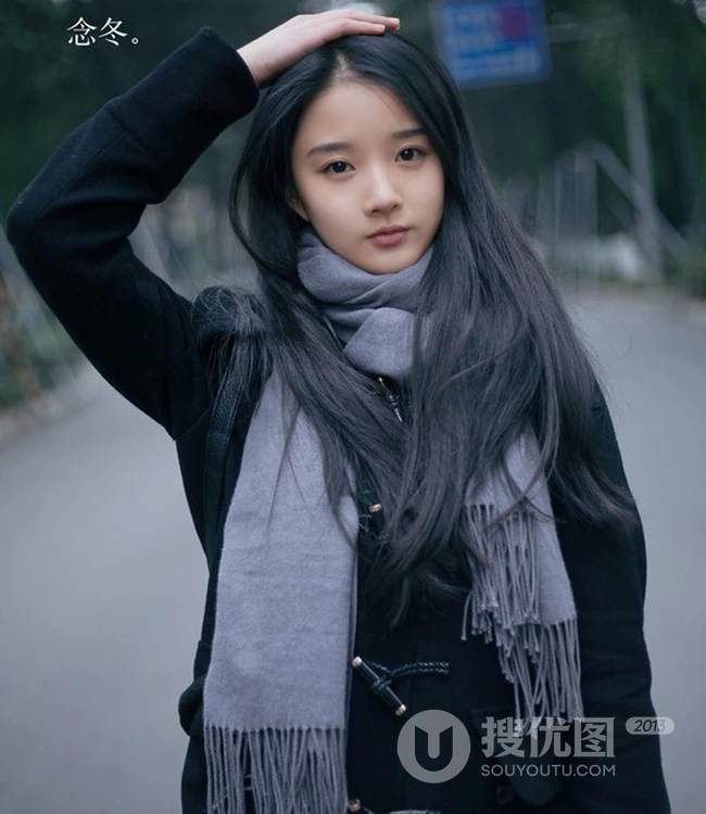 清纯萌妹冬日外拍写真 回归纯真，找回最初的你