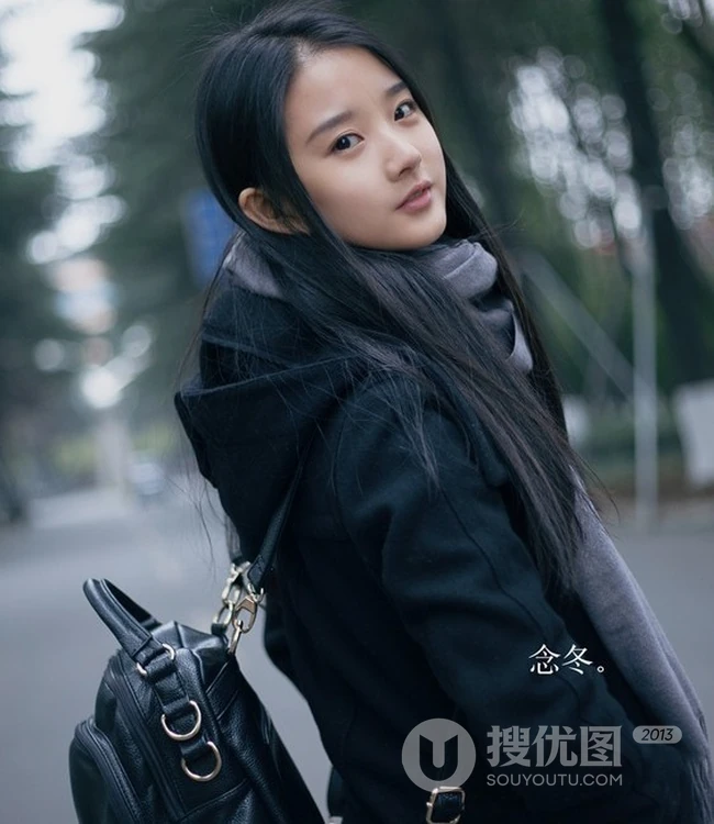 清纯萌妹冬日外拍写真 回归纯真，找回最初的你