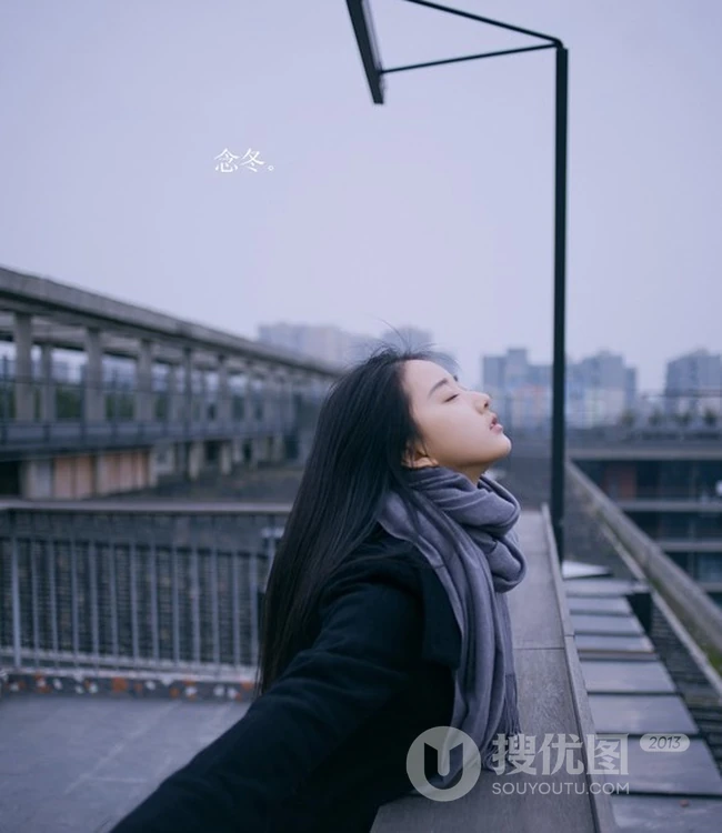 清纯萌妹冬日外拍写真 回归纯真，找回最初的你