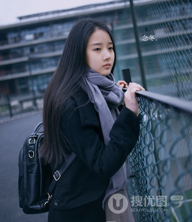 清纯萌妹冬日外拍写真 回归纯真，找回最初的你