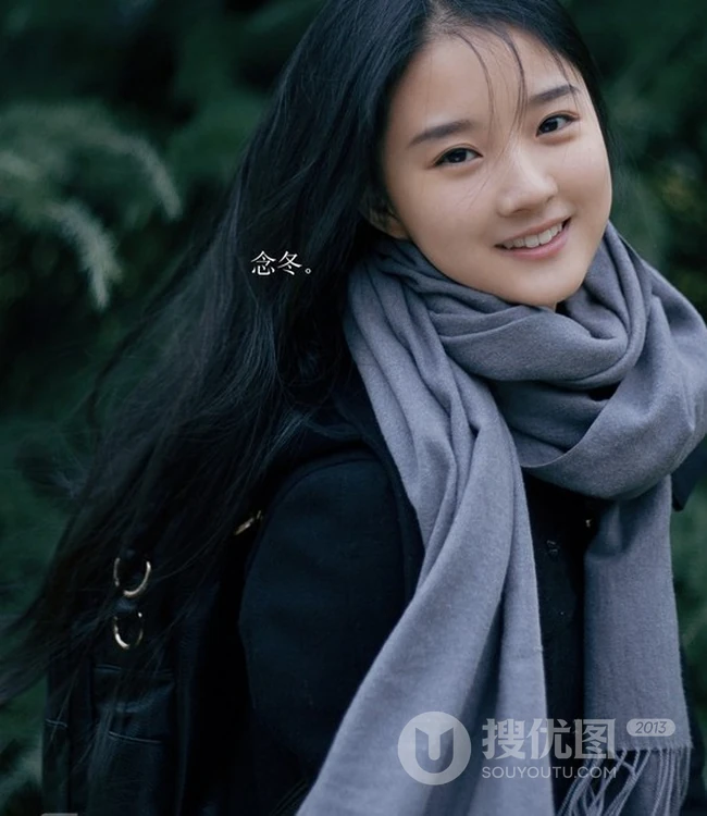 清纯萌妹冬日外拍写真 回归纯真，找回最初的你