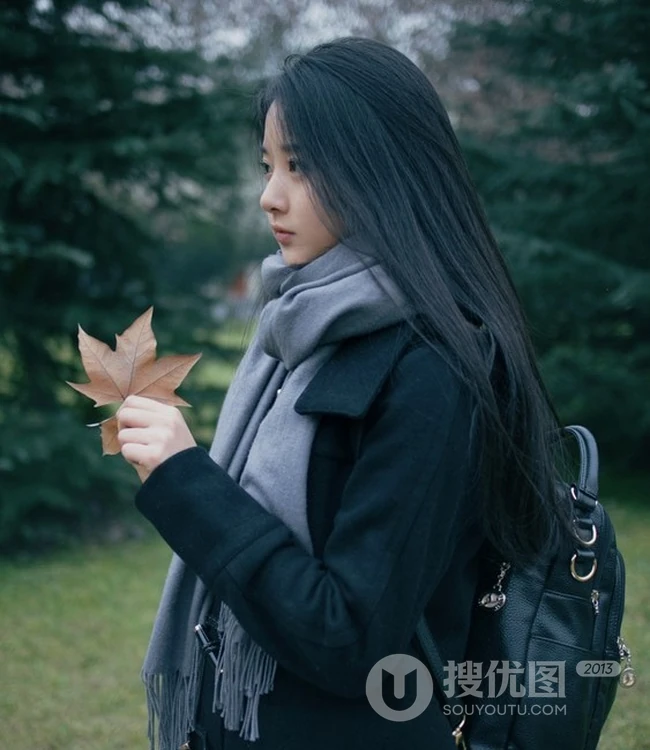 清纯萌妹冬日外拍写真 回归纯真，找回最初的你