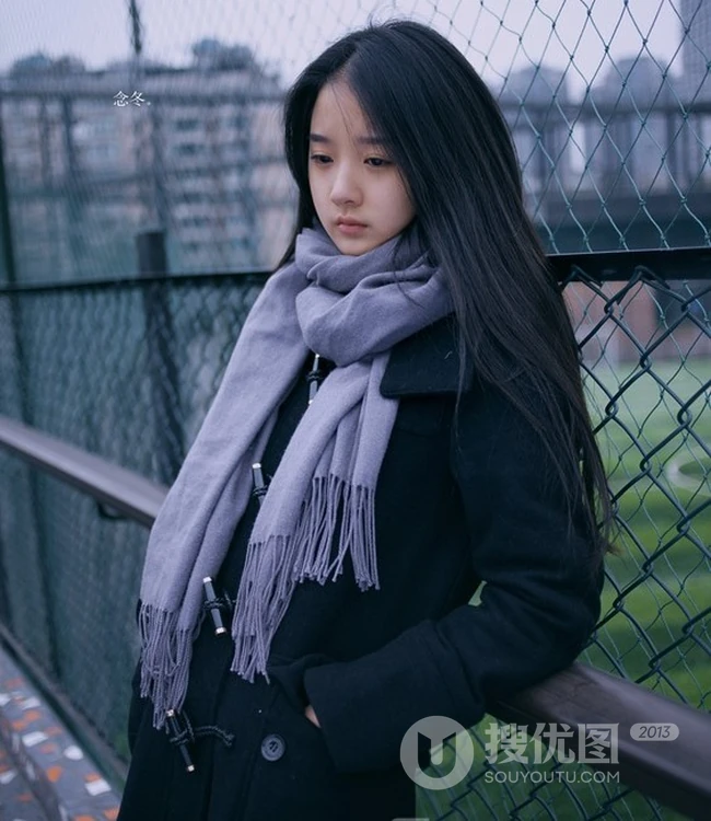 清纯萌妹冬日外拍写真 回归纯真，找回最初的你