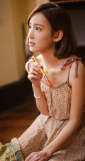 清纯连衣裙少女唯美文艺范写真-描绘自己的梦