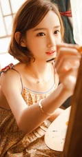 清纯连衣裙少女唯美文艺范写真-描绘自己的梦