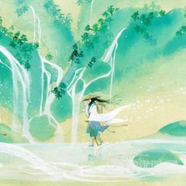 唯美古风人物及场景插画美图，别样中国风魅力
