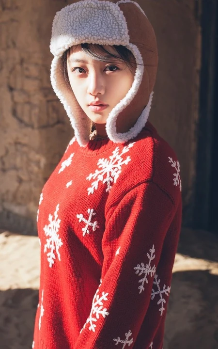 超纯美萌妹户外沙漠唯美写真 纯纯的你与蓝蓝的天