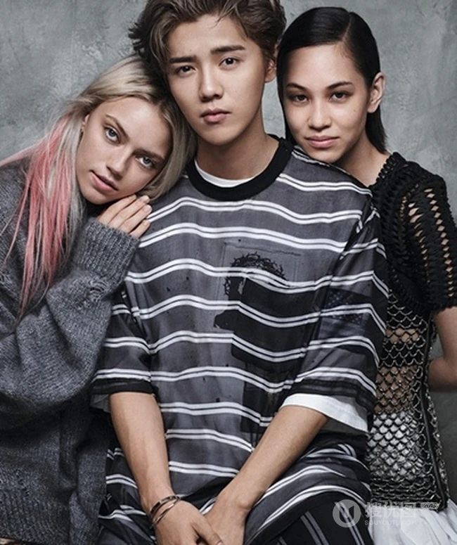 【鹿晗图片】鹿晗登时尚杂志《VOGUE》，酷感张扬硬朗洒脱