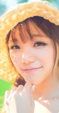 你的美正如你的微笑，公主裙可爱可爱女生户外写真