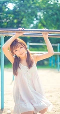 你的美正如你的微笑，公主裙可爱可爱女生户外写真