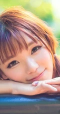 你的美正如你的微笑，公主裙可爱可爱女生户外写真
