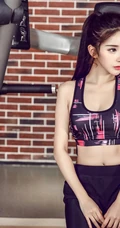 女生宝贝罗熙桐健身房写真图集，青春活力，魅力四射