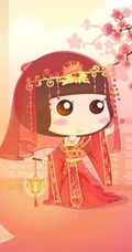 可爱卡通Q版可爱女生动漫图片 大大眼睛萌萌哒