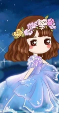 可爱卡通Q版可爱女生动漫图片 大大眼睛萌萌哒
