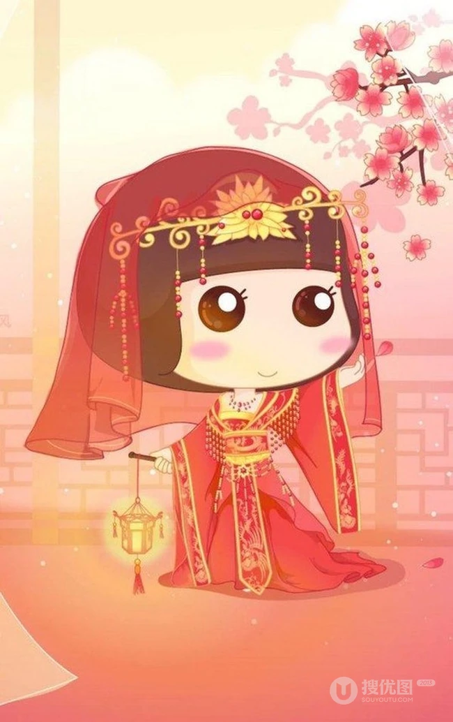可爱卡通Q版可爱女生动漫图片 大大眼睛萌萌哒